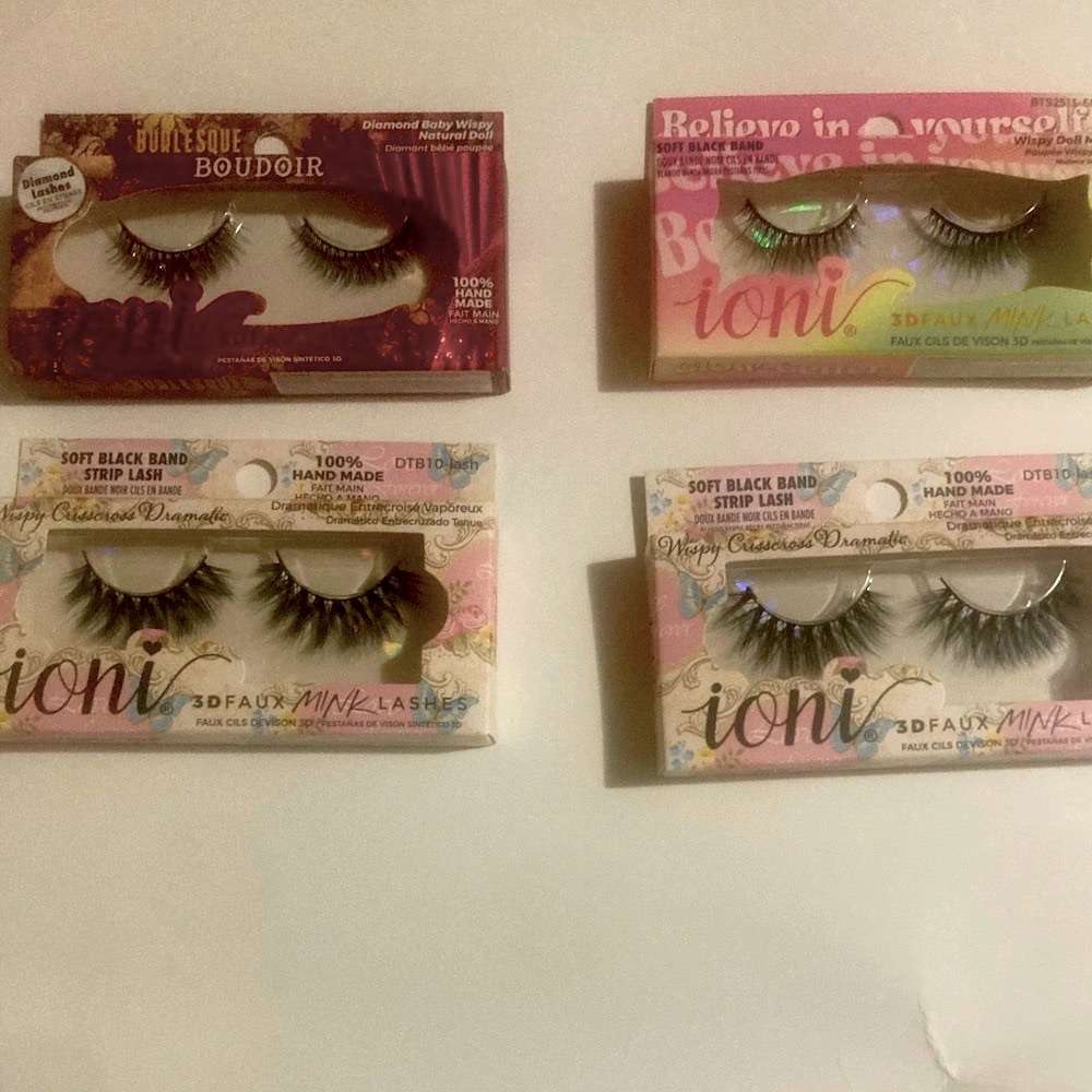 Lashes Bundle Set of 4 packs new, $5.00